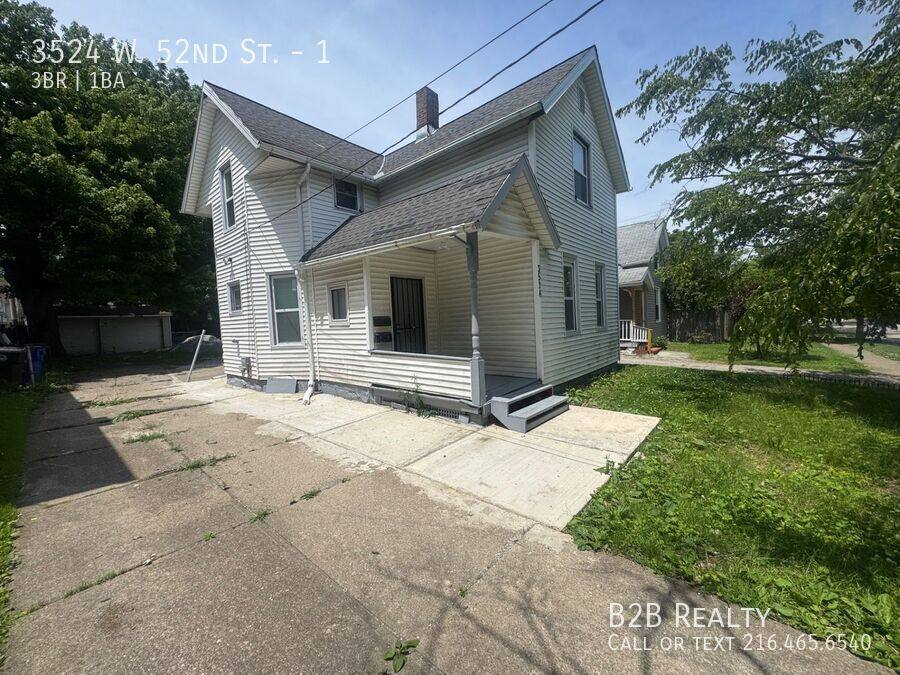 Apartment for rent at 3524 W 52nd St #1, Cleveland, OH 44102