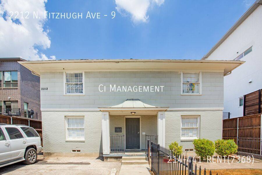Apartment for rent at 2212 N Fitzhugh Ave #9, Dallas, TX 75204