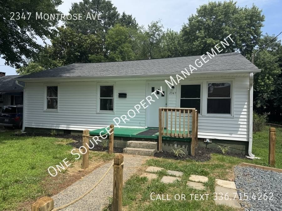 House for rent at 2347 Montrose Ave, Winston Salem, NC 27105