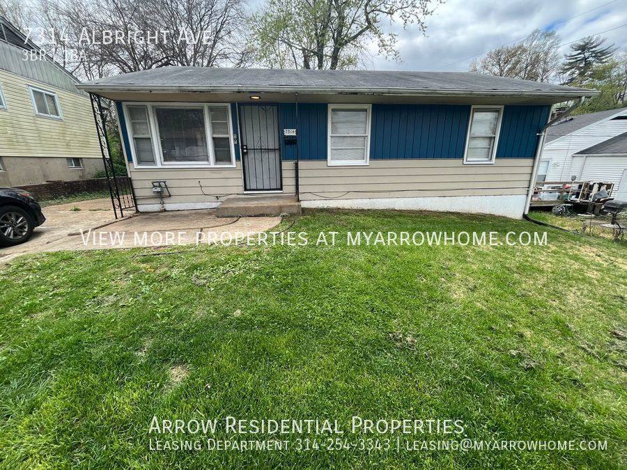 House for rent at 7314 Albright Ave, Saint Louis, MO 63136