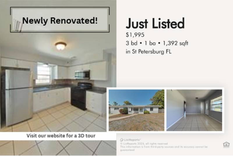 House for rent at 3655 29 Ave S, Saint Petersburg, FL 33711