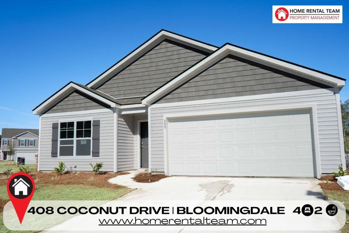 House for rent at 408 Coconut Dr, Bloomingdale, GA 31302