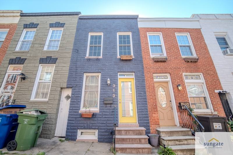 Townhouse for rent at 313 S Madeira St, Baltimore, MD 21231