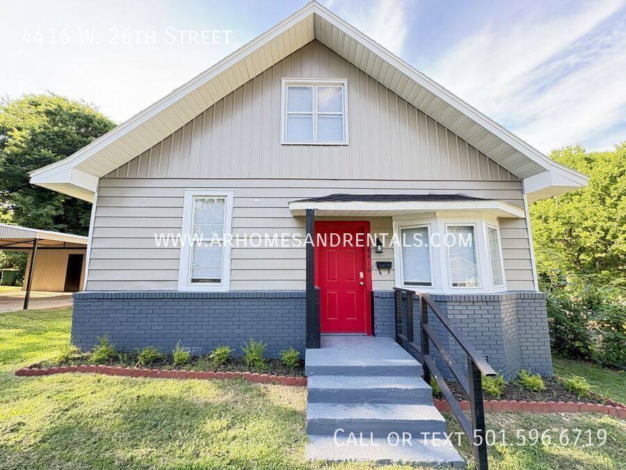 House for rent at 4416 W 26th St, Little Rock, AR 72204