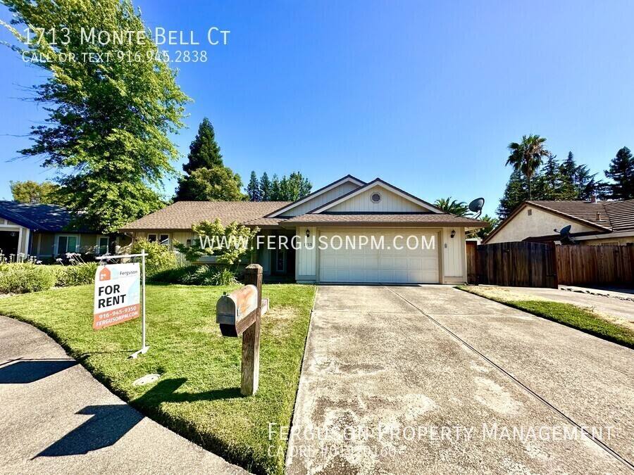 House for rent at 1713 Monte Bell Court, Roseville, CA 95661