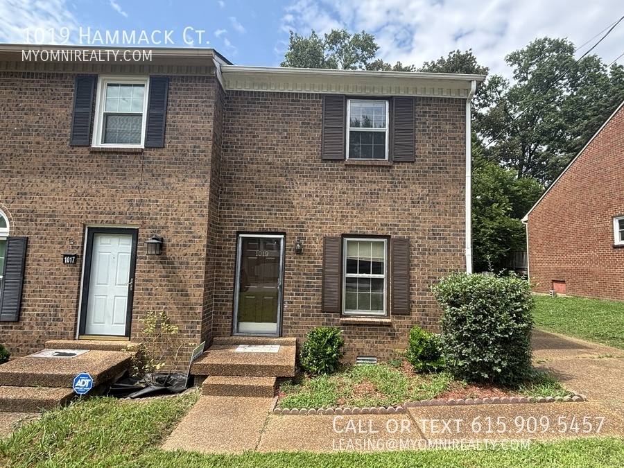 Townhouse for rent at 1019 Hammack Court, Nashville, TN 37214