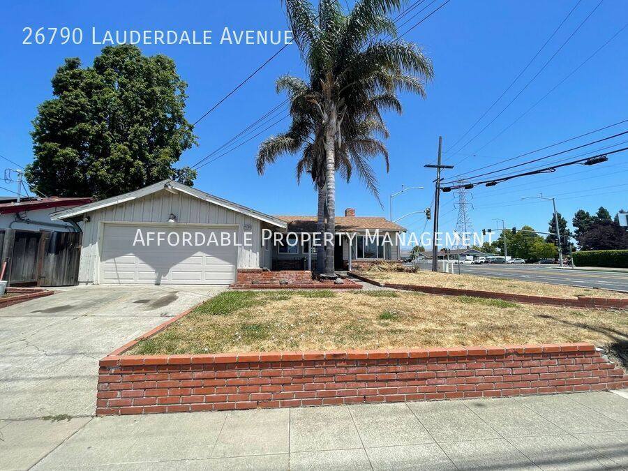 House for rent at 26790 Lauderdale Ave, Hayward, CA 94545