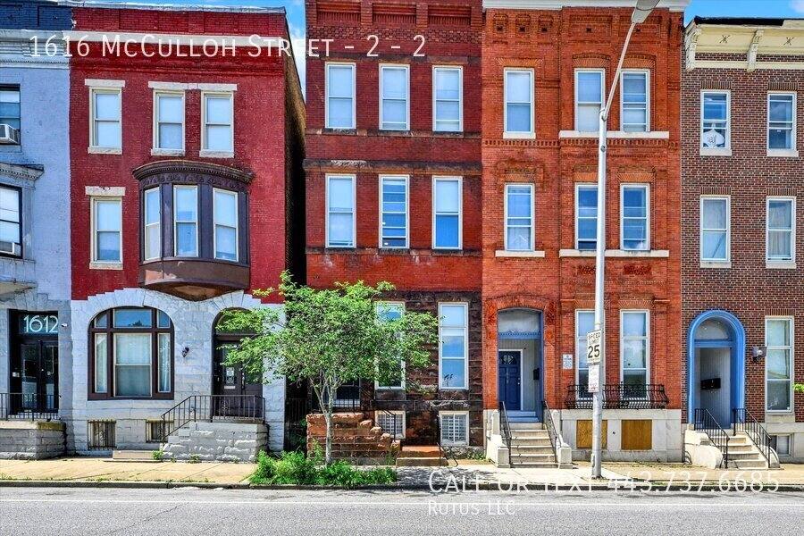Apartment for rent at 1616 McCulloh St #2, Baltimore, MD 21217