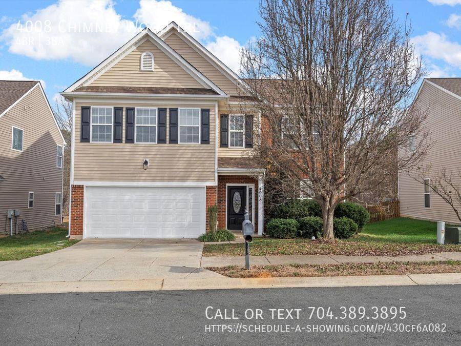 House for rent at 4008 Chimney Wood Trail, Indian Trail, NC 28079
