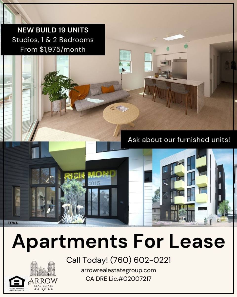 Apartment for rent at 4015 Richmond St, San Diego, CA 92103