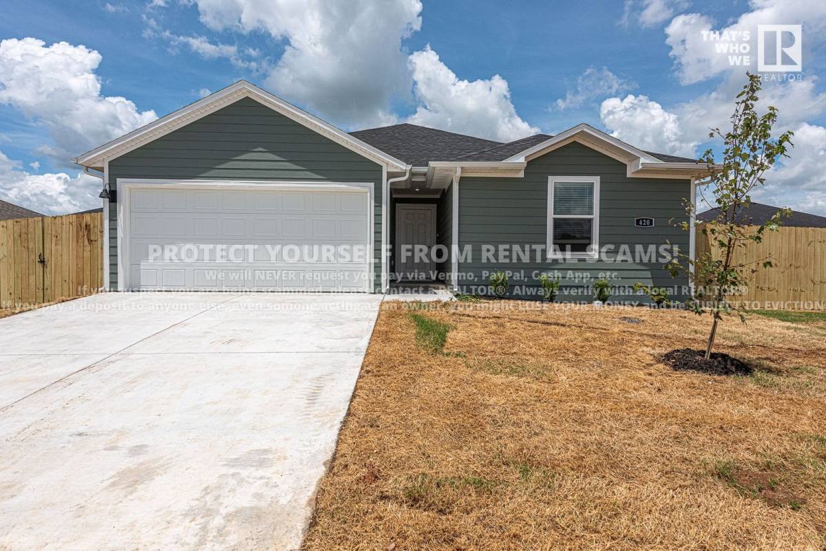 House for rent at 420 Raegan St, Prairie Grove, AR 72753