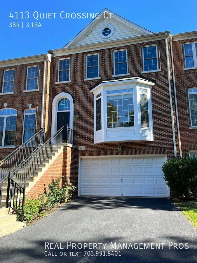 Townhouse for rent at 4113 Quiet Crossing Court, Fairfax, VA 22033