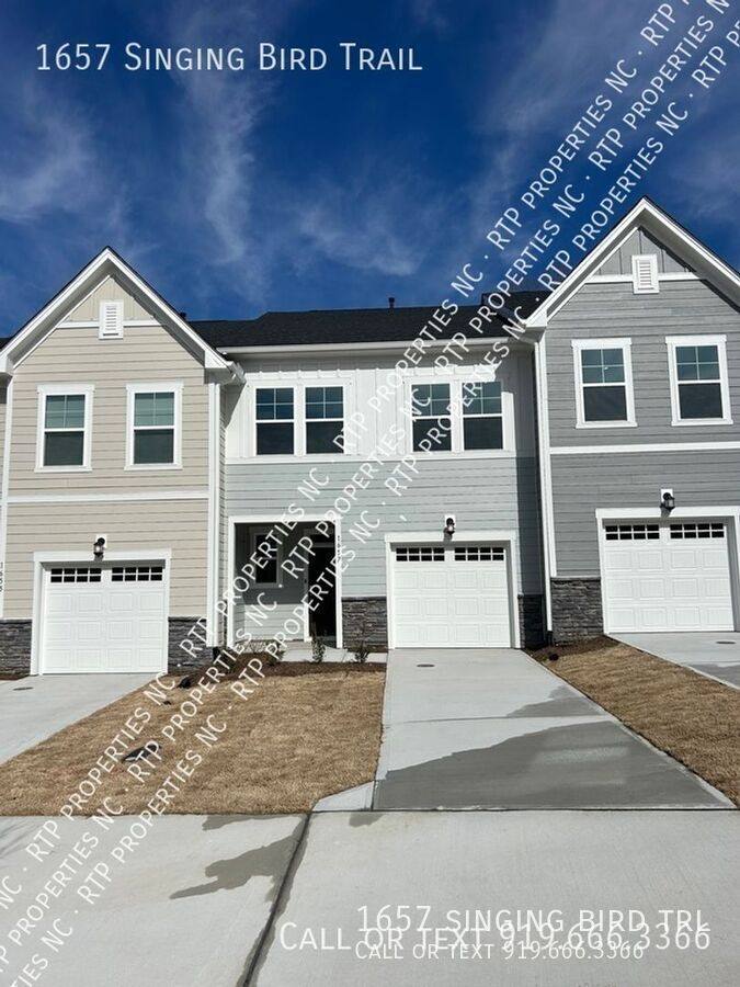 Townhouse for rent at 1657 Singing Bird Trail, Wake Forest, NC 27587