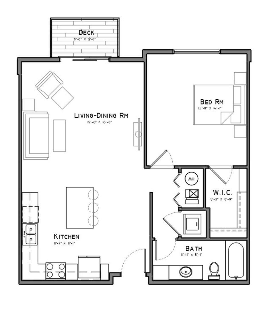 Apartment for rent at 903-915 Main St, Mukwonago, WI 53149