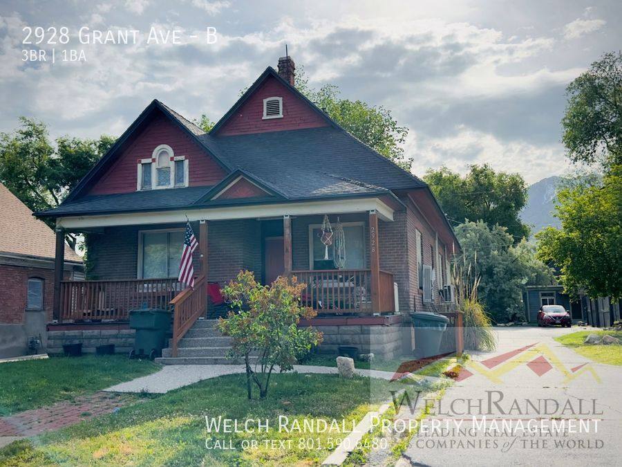Apartment for rent at 2928 Grant Ave #B, Ogden, UT 84401