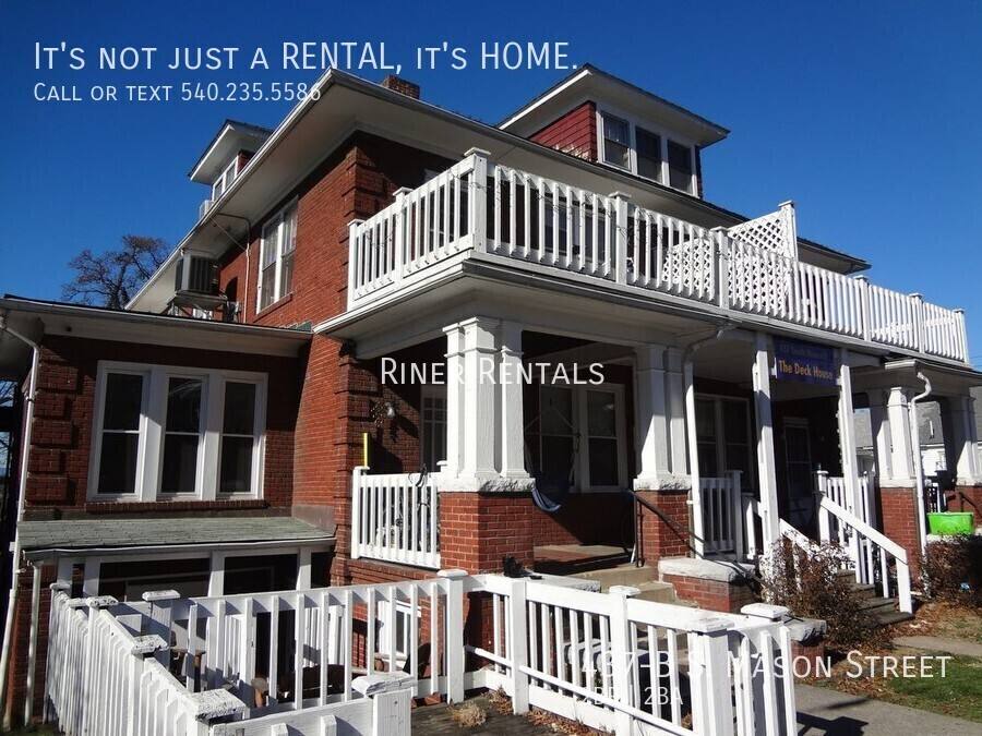Apartment for rent at 437-B S Mason St, Harrisonburg, VA 22801