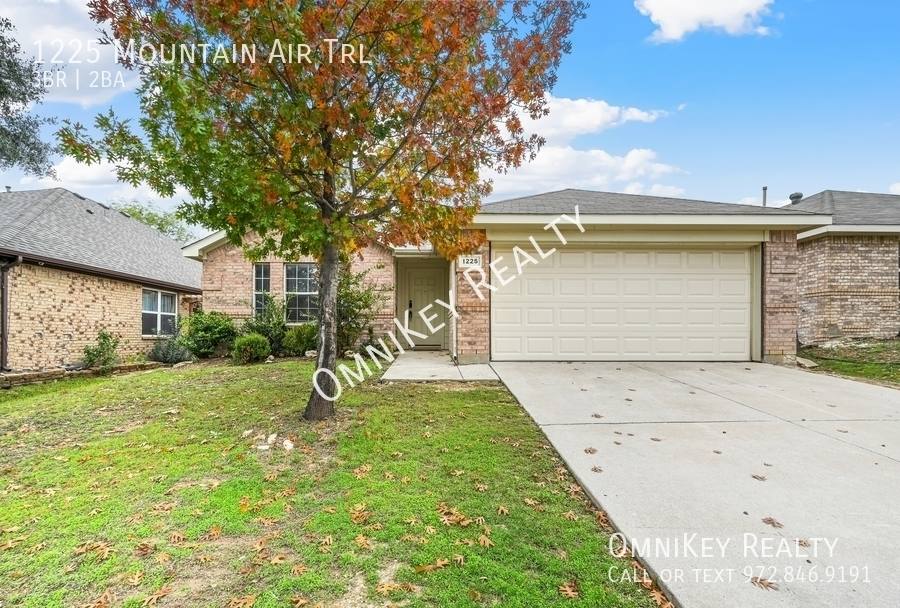 House for rent at 1225 Mountain Air Trail, Fort Worth, TX 76131