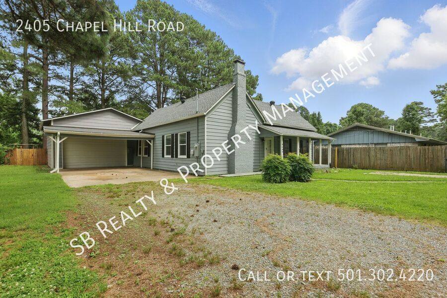 House for rent at 2405A Chapel Hill Rd, Jacksonville, AR 72076