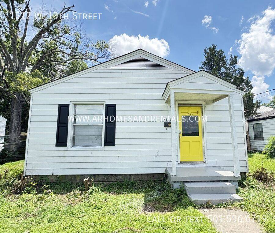 House for rent at 1512 W 13th St, North Little Rock, AR 72114