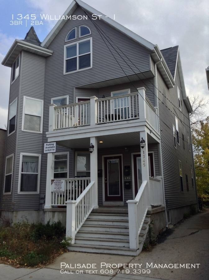 Apartment for rent at 1345 Williamson St #1, Madison, WI 53703