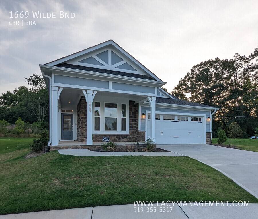 House for rent at 1669 Wilde Bend, Apex, NC 27523