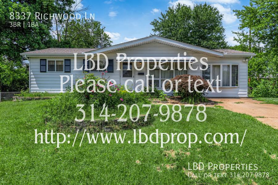 House for rent at 8337 Richwood Lane, Hazelwood, MO 63042