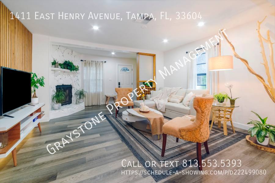 House for rent at 1411 E Henry Ave, Tampa, FL 33604