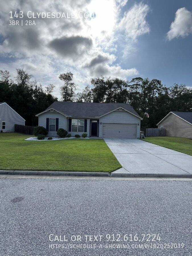 House for rent at 143 Clydesdale Court, Guyton, GA 31312