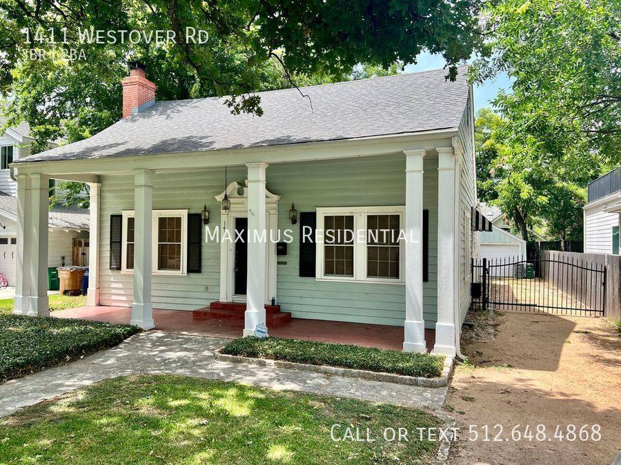 House for rent at 1411 Westover Rd, Austin, TX 78703