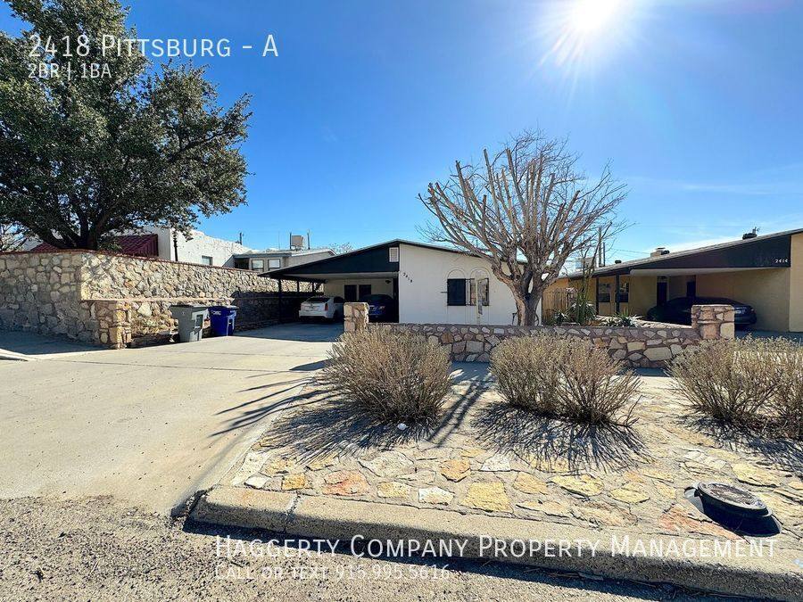 Apartment for rent at 2418 Pittsburg #A, El Paso, TX 79930