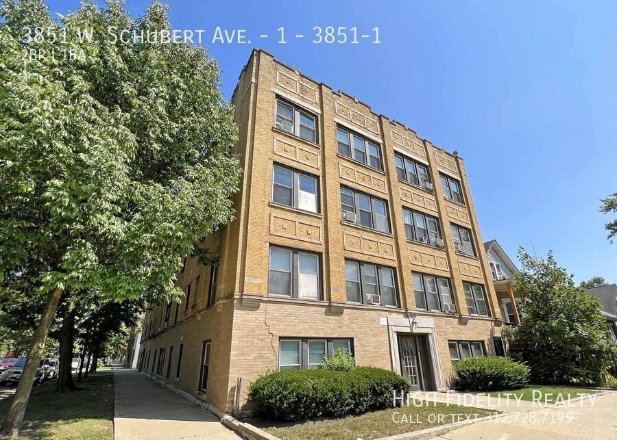 Apartment for rent at 3851 W Schubert Ave #1, Chicago, IL 60647