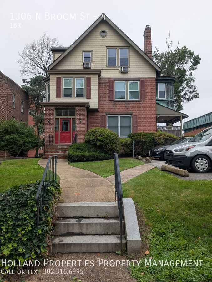 Apartment for rent at 1306 N Broom St #4, Wilmington, DE 19806