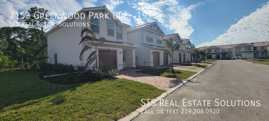 Townhouse for rent at 7153 Greenwood Park Circle #19, Fort Myers, FL 33967