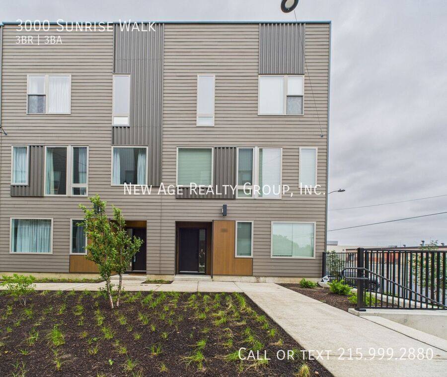 Townhouse for rent at 3000 Sunrise Walk, Philadelphia, PA 19125