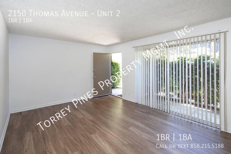Apartment for rent at 2150 Thomas Ave #2, San Diego, CA 92109