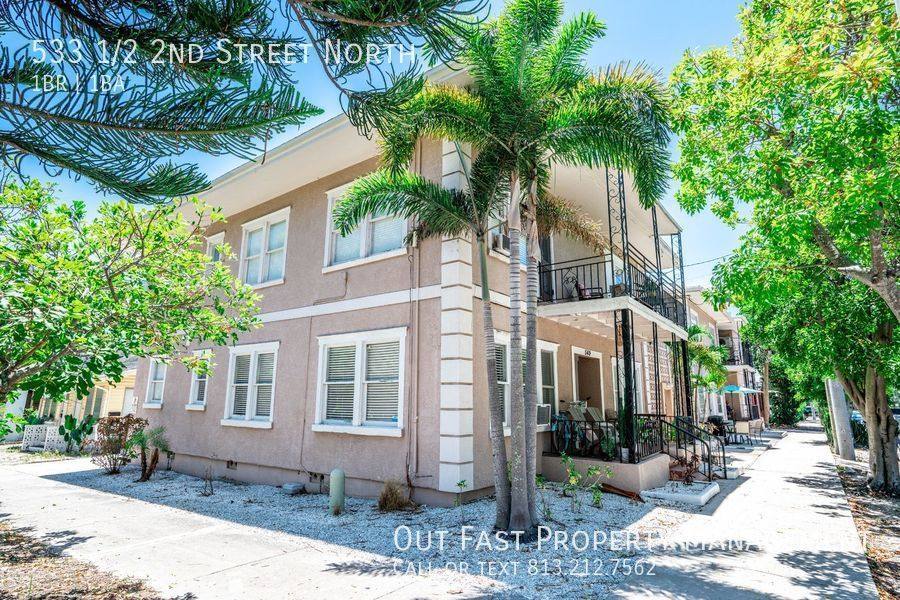 Apartment for rent at 533 1 2 2nd St N, Saint Petersburg, FL 33701