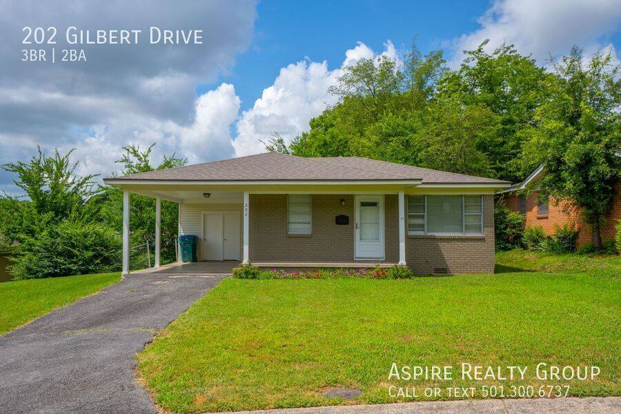 House for rent at 202 Gilbert Dr, Little Rock, AR 72205
