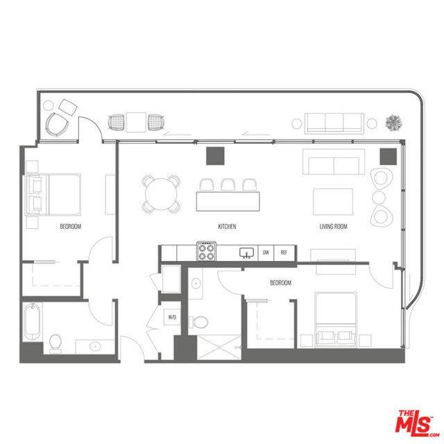 Apartment for rent at 11750 Wilshire Blvd #1702, Los Angeles, CA 90025