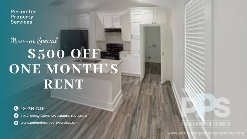 House for rent at 1017 Ashby Grove SW, Atlanta, GA 30314