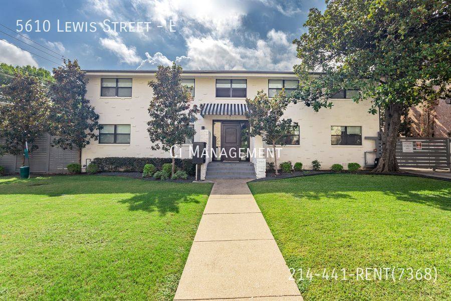 Apartment for rent at 5610 Lewis St E, Dallas, TX 75206