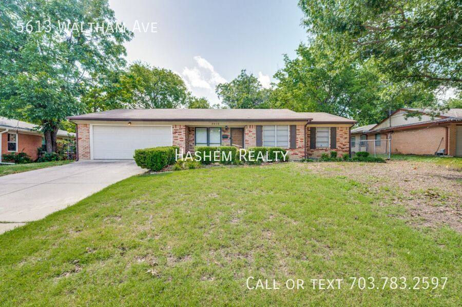 House for rent at 5613 Waltham Ave, Fort Worth, TX 76133