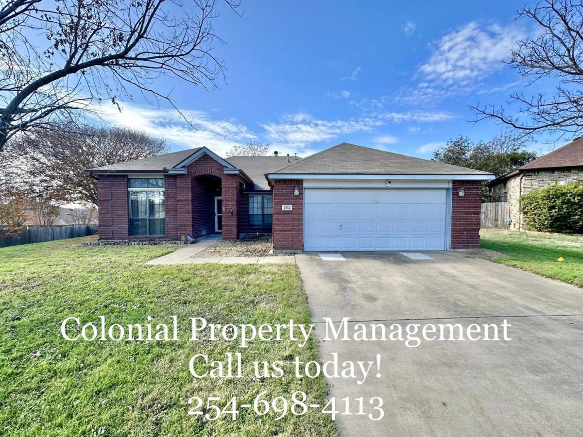 House for rent at 302 Sioux Circle, Harker Heights, TX 76548