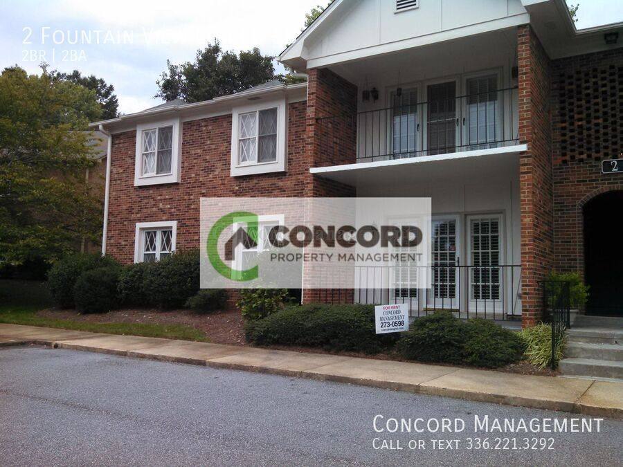 Condo for rent at 2 Fountain View Circle #B, Greensboro, NC 27405
