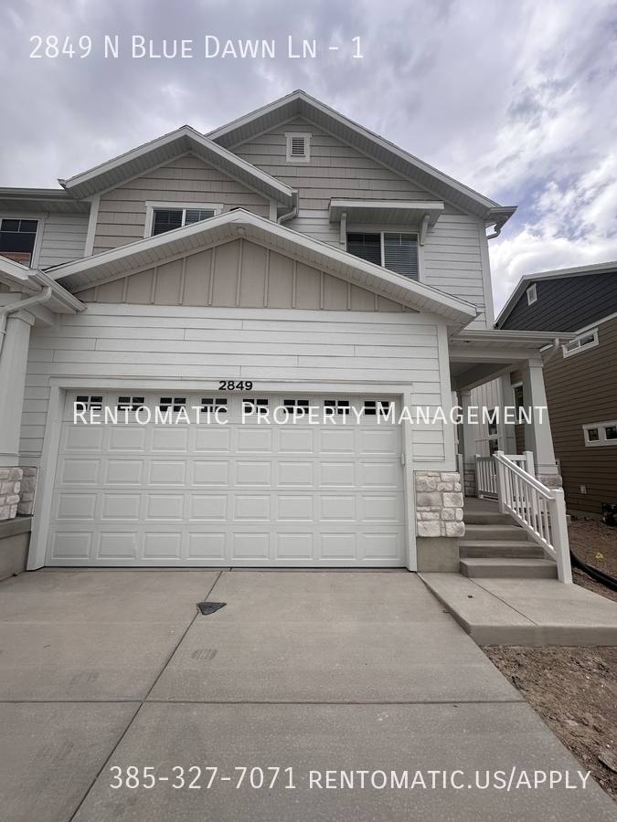 Townhouse for rent at 2849 N Blue Dawn Lane #1, Saratoga Springs, UT 84045
