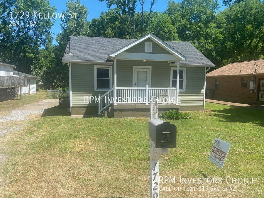 House for rent at 1729 Kellow St, Nashville, TN 37208