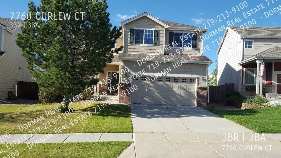House for rent at 7760 Curlew Court, Colorado Springs, CO 80920