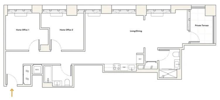 Apartment for rent at 111 Broad St #1138, New York, NY 10004