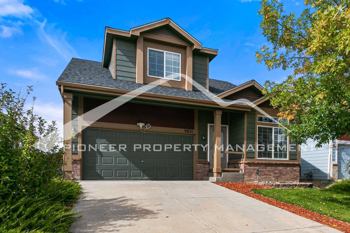 House for rent at 9851 Eagle Creek Circle, Commerce City, CO 80022
