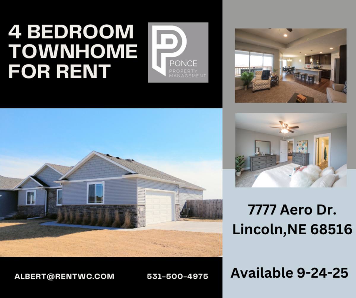 Townhouse for rent at 7777 Aero Dr, Lincoln, NE 68516