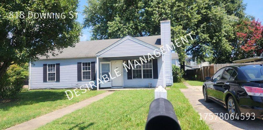 House for rent at 818 Downing St, Hampton, VA 23661